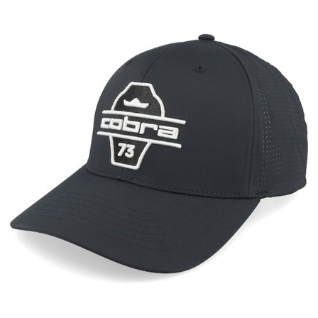 Cobra - Split Tour Cap Black 110 Adjustable Adjustable Black Cap - @ Hatstore