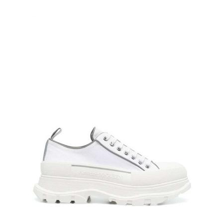 Alexander McQueen Low-top Platform Sneakers , Wit , Heren , Maat: 40 EU