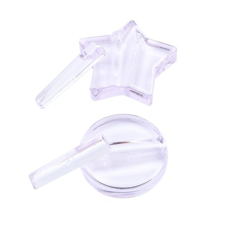 2 stk Profesjonelle Pregede Mold Negleverktøy Metallramme Bøyende Neglekunstutstyr