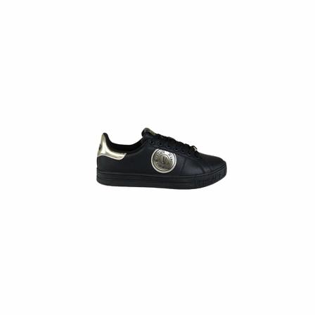Versace Jeans Couture V-Emblem Court 88 Logo Trainers , Zwart , Heren , Maat: 41 EU