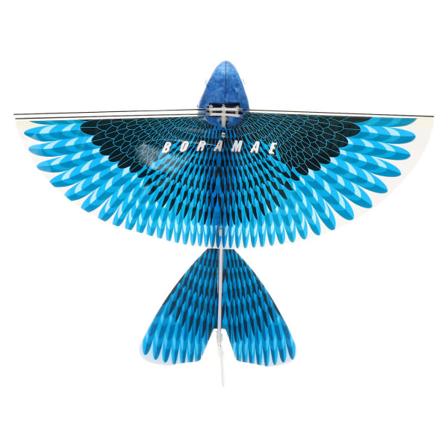 USB-lataava lentävä lintulelu sisä- ja ulkokäyttöön Realistinen mekaaninen lintu lapsille Sininen 27,5X21CM Blue 27.5X21CM