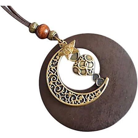 Vintage Halskjede Henger Halskjeder For Kvinner Boho Smykker