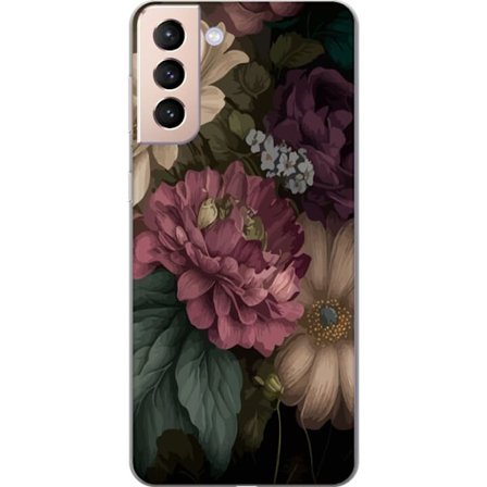 Yhteensopiva Puhelinkuori Samsung Galaxy S21 Kukat