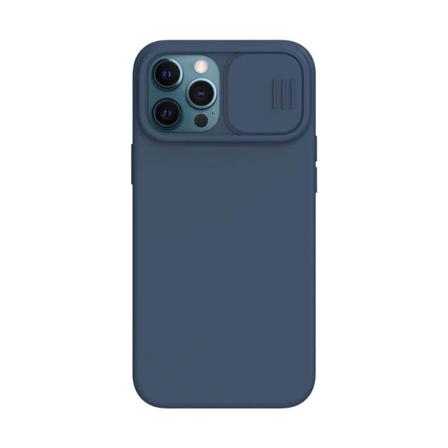 Nillkin Camshield Silky Magnetisk Silicone Skal För Apple Iphone Blå 21.000cm