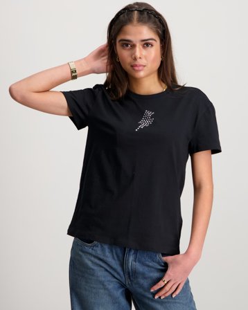 VERO MODA VMLOA LILO SS TOP Musta Topit / Puserot Tytöt - Kids Brand Store