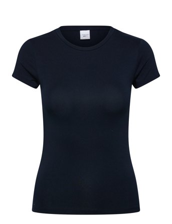 Gina Tricot Soft Touch Top - Navy - S