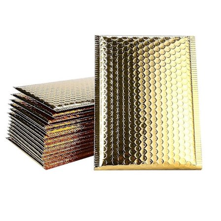 Boblekuverter Polstrede Kuverter Foret Poly Mailer Selvforsegling Aluminiser 50 stk
