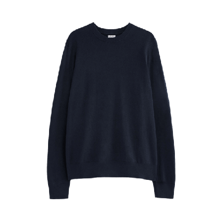 Filippa K Cotton Merino Sweater Tröjor Herr Blå S