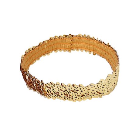 5ST Yoga Hårband Sport Pannband GULD GULD