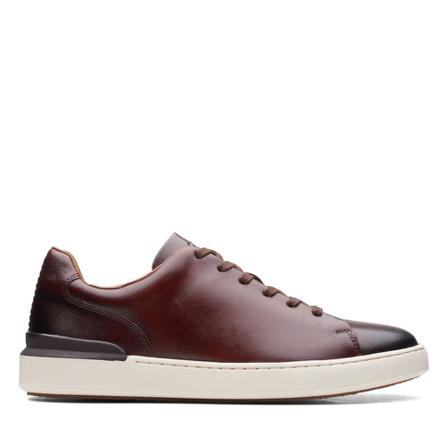 Clarks, Scarpa Courtlite Lace Shoes Bruin, Heren, Maat:42 EU,polyester
