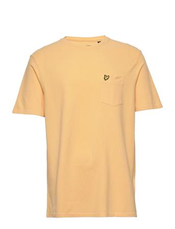 Sandwash Pique T-Shirt Coral Lyle & Scott