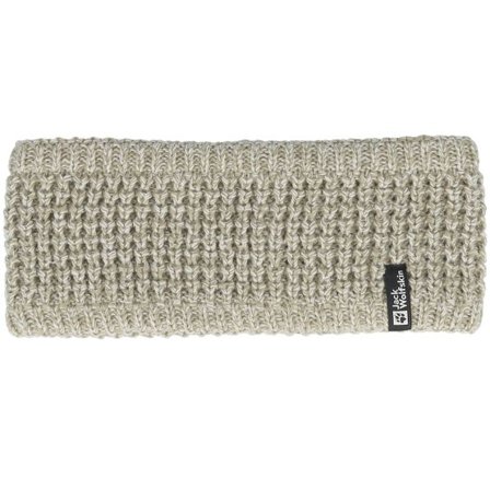 Jack Wolfskin - Beige headband Beanie - Medley Knit W Linen Headband @ Hatstore