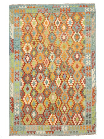 Kilim Afghan Old Style Rug Oriental (Wool, Afghanistan)