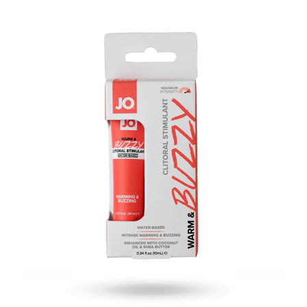 System JO: Warm & Buzzy Clitoral Stimulant 10 ml - Erotik Vuxen: Tilbehør