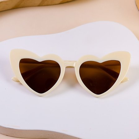 Barn Hjärtformade Solglasögon Barn Pojkar Flickor Solglasögon