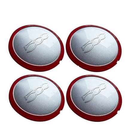 4 stk. 133 mm hjulkapsler til Fiat 500 hjul, centerhjulkapsler, støvdæksel