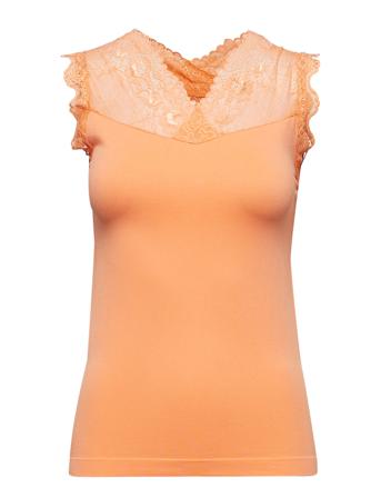 Vanessa Top T-shirts & Tops Sleeveless Oranssi Minus