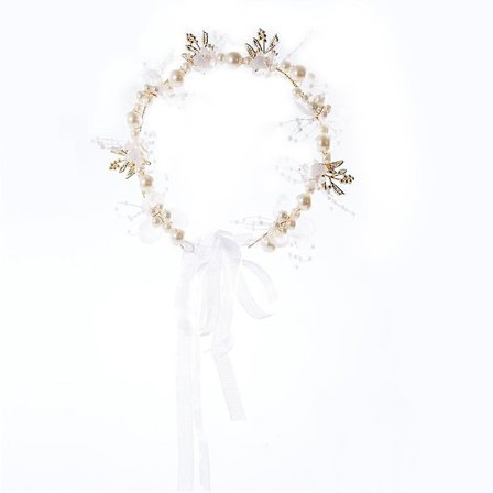 Wedding Flower Girl Hair Ornament Wreath Hair Accessory Flower Crown