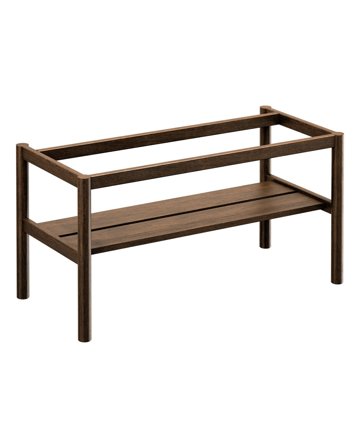 Gustavsberg Ducentic GB71DCLF10AW Benstativ 100 cm, brun eg Brun eg, Badeværelse