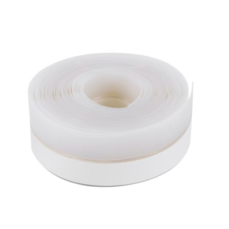 Selvklæbende vandtæt og vindtæt silikone tætningsliste (25mm transparent) 10 meter Transparent 2.5 cm
