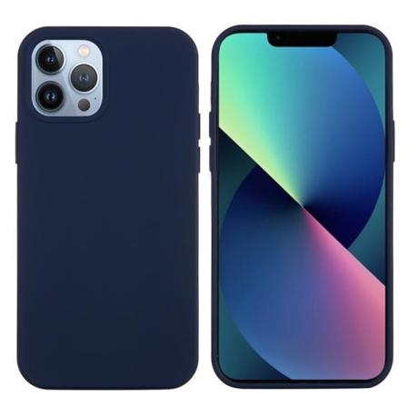 Mobilskal i silikon- iPhone 14 PRO Mörkblå