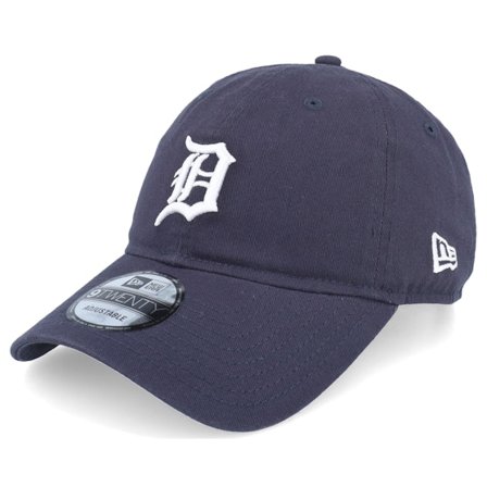 New Era - Detroit Tigers MLB Core Classic 9TWENTY Navy Dad Cap Unconstructed Blue Cap - MLB @ Hatstore