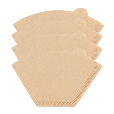 Koniska kaffefilter 100 stycken för 1 till 2 koppar Pour Over och droppkaffebryggare (FMY)