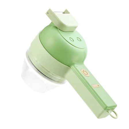 4 i 1 Handhållen Elektrisk Grönsaksskärare Multifunktionell Trådlös Grönsakshackare Kött Potatisskärare