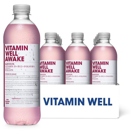VITAMIN WELL Dryck Awake 50cl - Lyreco - Kök och servering - Dryck - Drickor