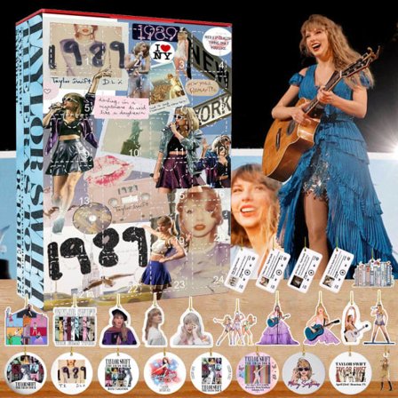 Taylor Swift Adventskalender 2024 Jul Semestergave Fødselsdag Nedtælling Sti