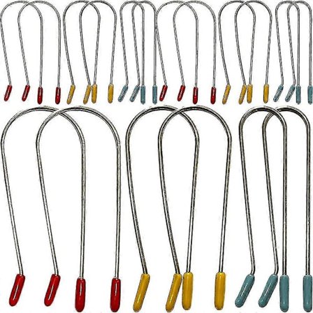 24 stk. Hot Curler Clips Udskiftning Hot Roller Clips Ruller Fastgørelsesstift Til Hjemmesalon