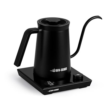 20oz/600ml Sähköinen Vedenkeitin Joutsenkaulalla Kahville ja Teelle, Lämpötilan Säätö, Lämpimänäpito-tila, Automaattinen Virrankatkaisu, SUS 304 