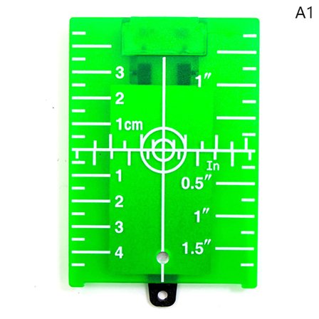 Plast Lase Target Card Plate För Grön Röd Lase Level Plate