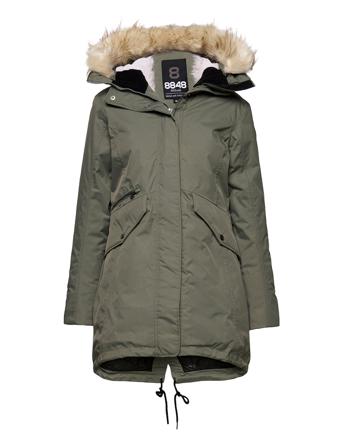 Jinny W Parka Outerwear Parka Coats Grønn 8848 Altitude
