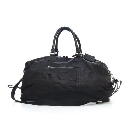 The Jack Leathers Weekend Tass , Zwart , Heren , Maat: ONE Size Weekendtassen