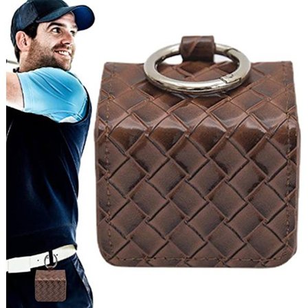 Golf-vyölaukku (ruskea), käytännöllinen golf-kotelo - kannettava minikudos