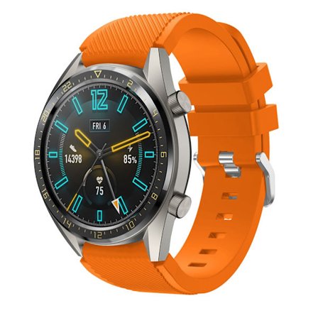 Silikonarmbånd Huawei Watch GT/GT 2 46mm/GT 2 Pro Orange