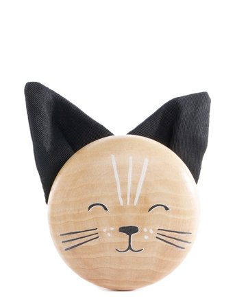 NOBODINOZ Cat Wall Hanger - Cream - ONE SIZE