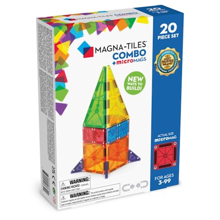Magna-Tiles Combo +microMAGS 20 delar