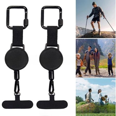 Smartphoneholder med tyverisikring, 2-pak, til sikker opbevaring af telefon[YJD]