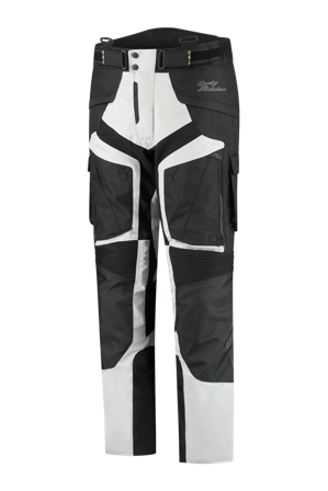 Pantalones De Moto Rusty Stitches Cliff Gris claro/Negro L