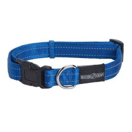 BUSTER reflekterande ställbart, 20x400-550 mm Hundhalsband Blue one size