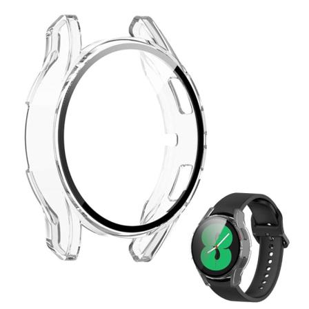 Samsung Galaxy Watch 4 (40mm) erittäin ohut suojus + karkaistu lasi - Läpinäkyvä Transparent