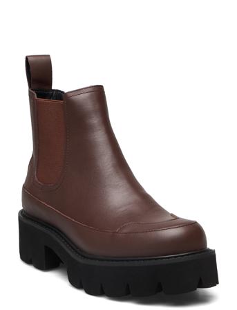 Boots Ankel Shoes Chelsea Boots Brun Ilse Jacobsen