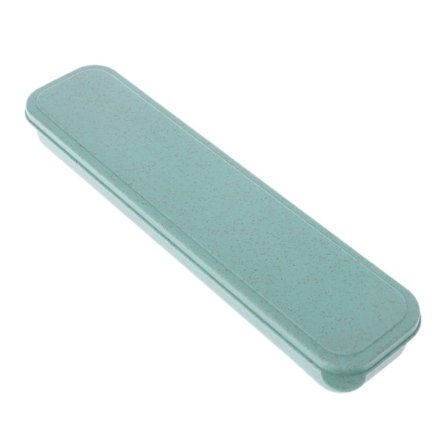 Bärbar miljövänlig vetehalm Bestick Camping Picknicklåda Porslin Kök Ut