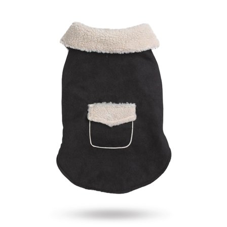 Zack and Zoey - Classic Sherpa Jakke - Svart - Large