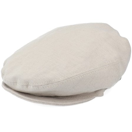 CTH Ericson - Beige flatcap Cap - Kids Carl Jr. Slub Kakhi Flat Cap @ Hatstore