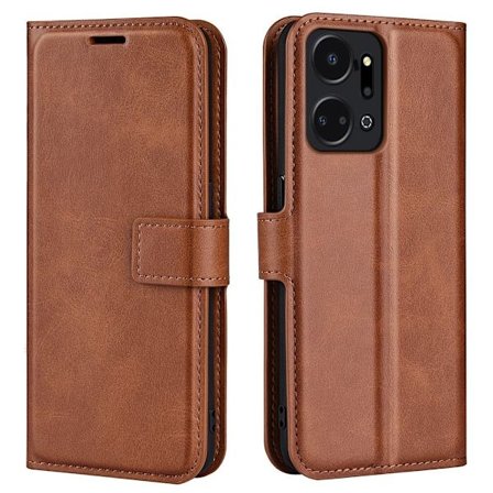 Læderetui med Pung til Honor X7a - Lysebrun