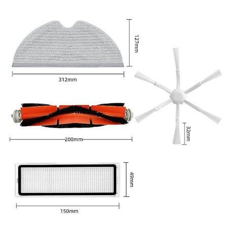 Reservedele til Mi Robot Vacuum Mop 2 Stytj03zhm