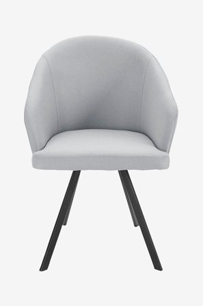 Loft24 - Matsalsstol Barry, 2 st. - Grå - Karmstolar - Från Homeroom